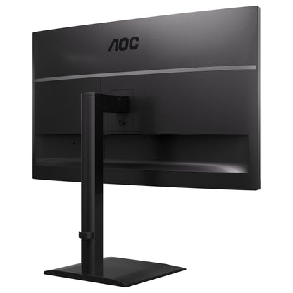AOC U27E4CV - 27 Zoll Ultra HD, Lautsprecher, (3840x2160, 60 Hz, 2x HDMI 2.0, DisplayPort 1.4, USB-C (90W PD), RJ45, USB Hub) schwarz