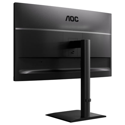 AOC U27E4CV - 27 Zoll Ultra HD, Lautsprecher, (3840x2160, 60 Hz, 2x HDMI 2.0, DisplayPort 1.4, USB-C (90W PD), RJ45, USB Hub) schwarz