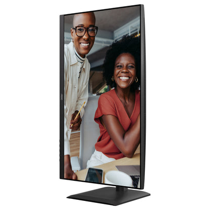 AOC U27E4CV - 27 Zoll Ultra HD, Lautsprecher, (3840x2160, 60 Hz, 2x HDMI 2.0, DisplayPort 1.4, USB-C (90W PD), RJ45, USB Hub) schwarz