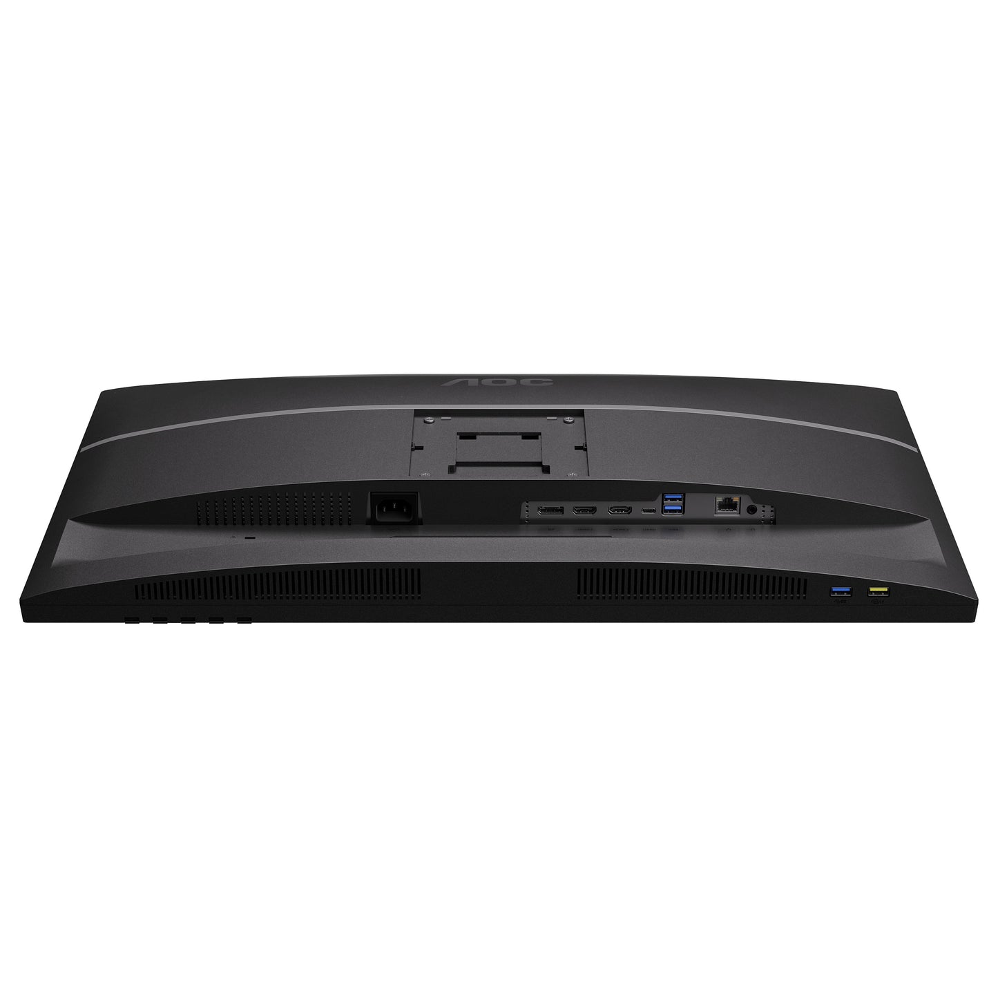 AOC U27E4CV - 27 Zoll Ultra HD, Lautsprecher, (3840x2160, 60 Hz, 2x HDMI 2.0, DisplayPort 1.4, USB-C (90W PD), RJ45, USB Hub) schwarz