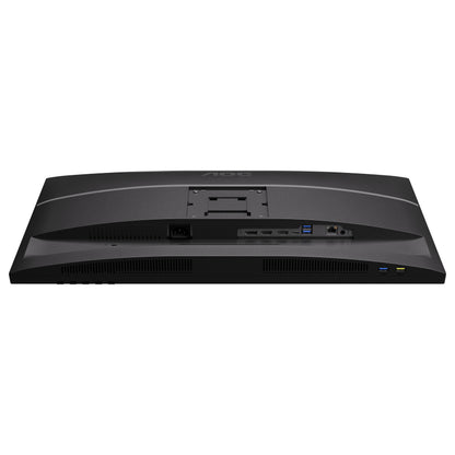 AOC U27E4CV - 27 Zoll Ultra HD, Lautsprecher, (3840x2160, 60 Hz, 2x HDMI 2.0, DisplayPort 1.4, USB-C (90W PD), RJ45, USB Hub) schwarz