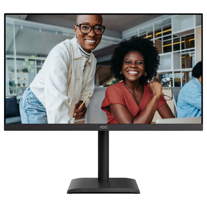 AOC U27E4CV - 27 Zoll Ultra HD, Lautsprecher, (3840x2160, 60 Hz, 2x HDMI 2.0, DisplayPort 1.4, USB-C (90W PD), RJ45, USB Hub) schwarz