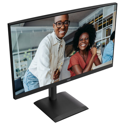 AOC U27E4CV - 27 Zoll Ultra HD, Lautsprecher, (3840x2160, 60 Hz, 2x HDMI 2.0, DisplayPort 1.4, USB-C (90W PD), RJ45, USB Hub) schwarz