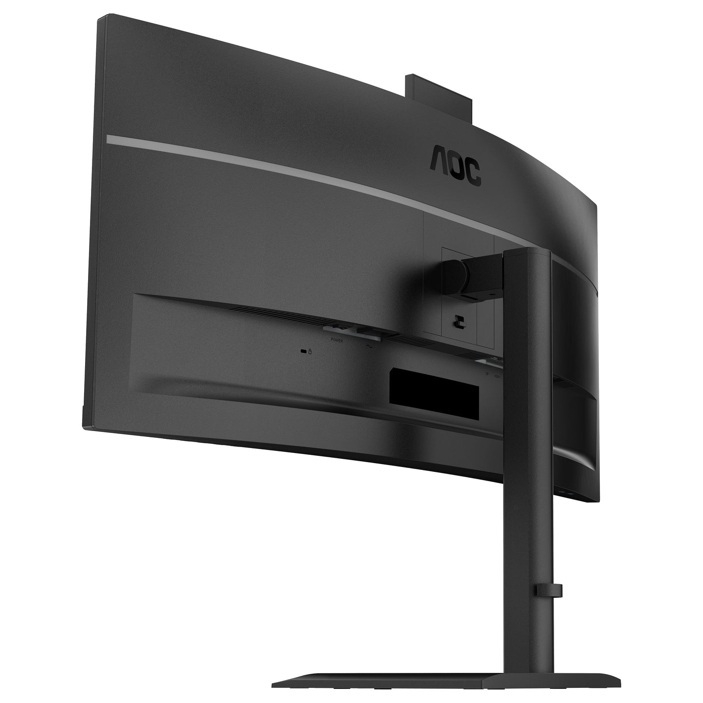 86,4cm/34" (3440x1440) AOC CU34E4CW 21:9 VA 4ms 120Hz Curved HDMI DisplayPort USB-C RJ45 VESA Speaker Webcam HDR10 KVM Black