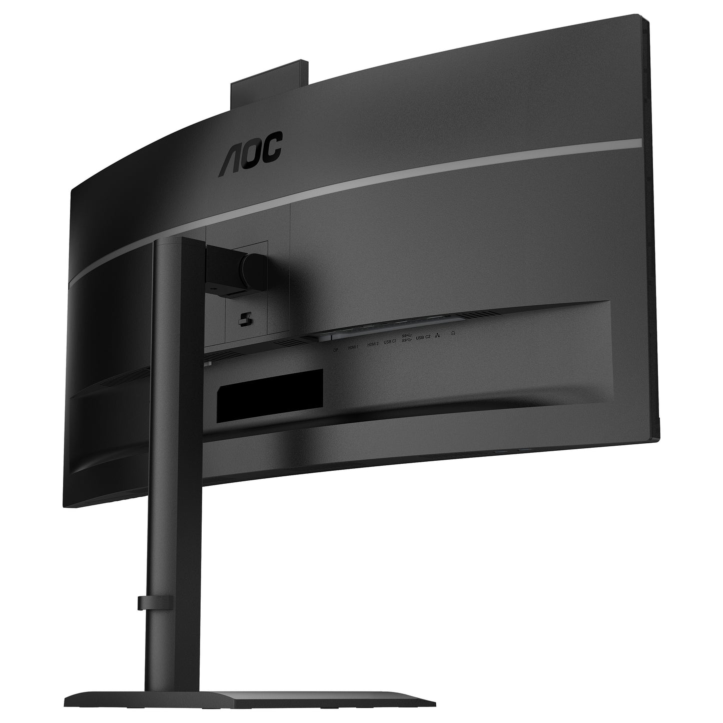 86,4cm/34" (3440x1440) AOC CU34E4CW 21:9 VA 4ms 120Hz Curved HDMI DisplayPort USB-C RJ45 VESA Speaker Webcam HDR10 KVM Black