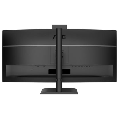 86,4cm/34" (3440x1440) AOC CU34E4CW 21:9 VA 4ms 120Hz Curved HDMI DisplayPort USB-C RJ45 VESA Speaker Webcam HDR10 KVM Black