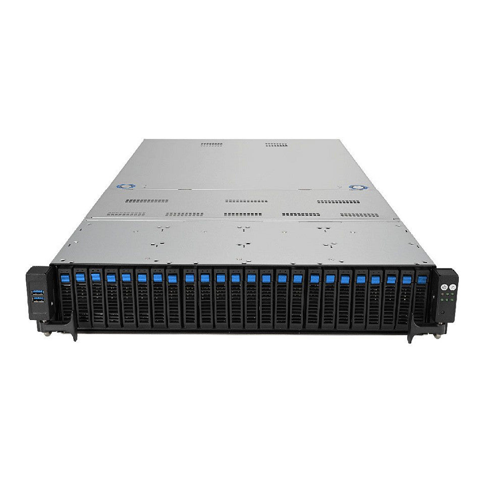 Server bluechip SERVERline R52212a 2HE Rack. 2 x Intel® Xeon® Silver 4410Y 64 GB 2x960GB SSD Avago 9560-8i.