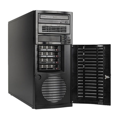 Server bluechip SERVERline T40317s Tower, Xeon 4410Y 32 GB DDR5, 2 x 960 GB SSD, 2 x RJ45 (10 Gb/s)
