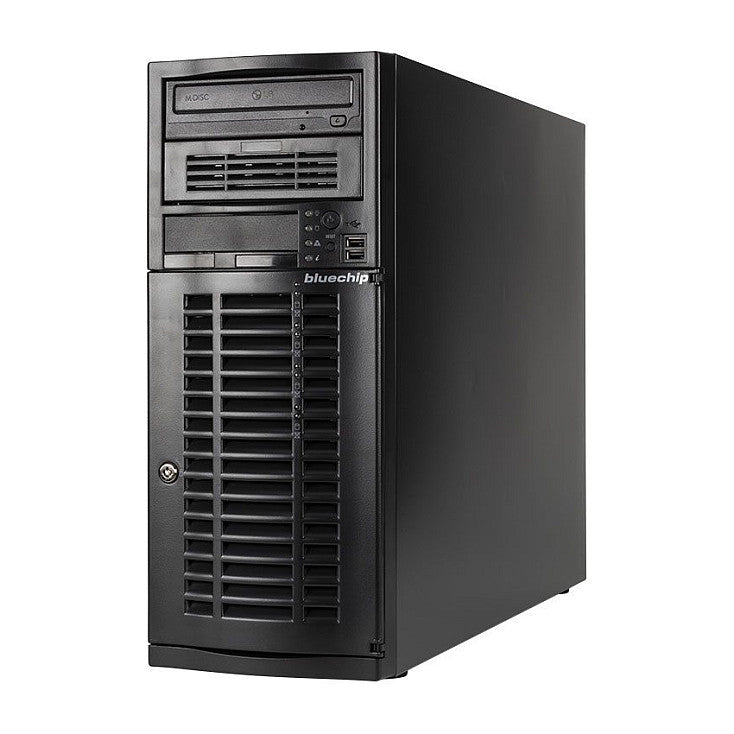 Server bluechip SERVERline T40317s Tower, Xeon 4410Y 32 GB DDR5, 2 x 960 GB SSD, 2 x RJ45 (10 Gb/s)