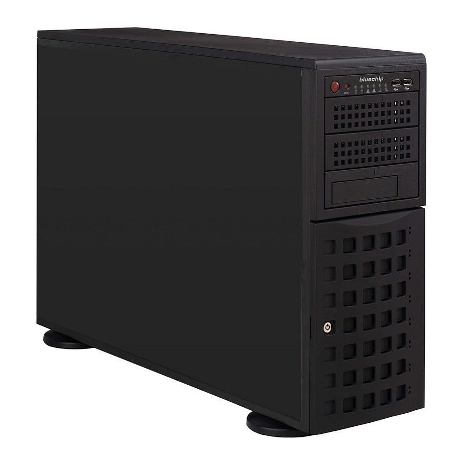 Server bluechip SERVERline T40318s Tower, Xeon 4410Y 32 GB DDR5, 2 x 960 GB SSD, 2 x RJ45 (10 Gb/s)