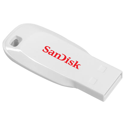 STICK Sandisk Cruzer Blade - USB-Flash-Laufwerk - 16 GB - USB 2.0 - wei