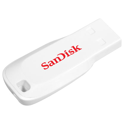 STICK Sandisk Cruzer Blade - USB-Flash-Laufwerk - 16 GB - USB 2.0 - wei