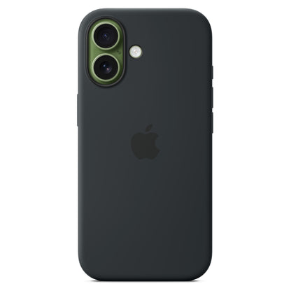 Silikon Case iPhone 17 mit MagSafe (schwarz)