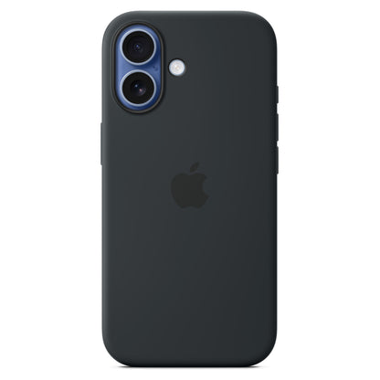 Silikon Case iPhone 17 mit MagSafe (schwarz)