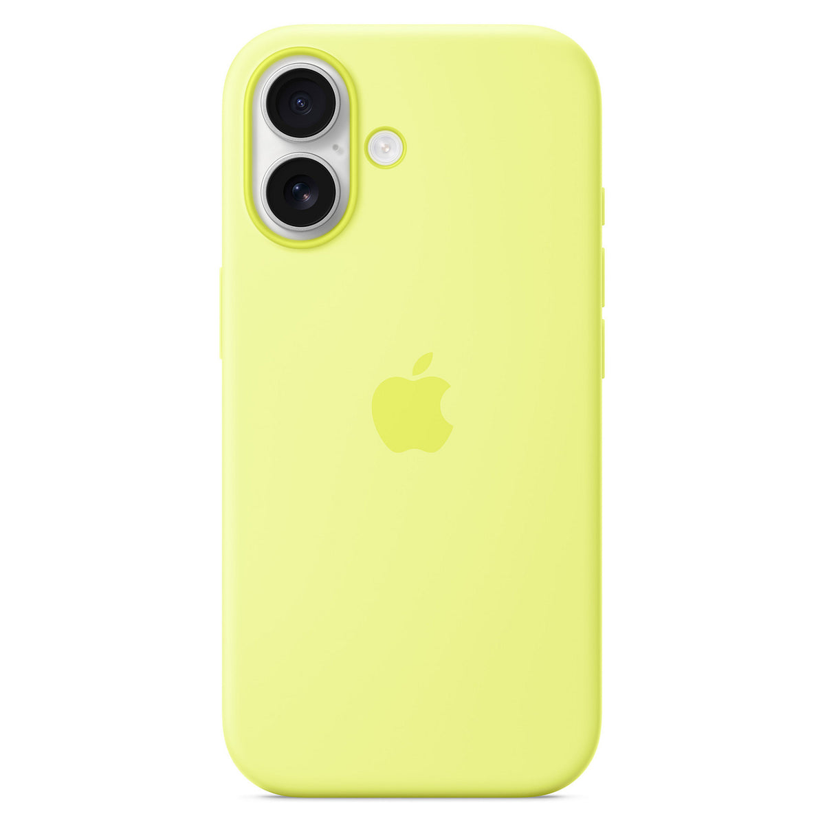 Silikon Case iPhone 17 mit MagSafe (neongelb)