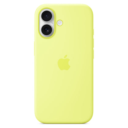 Silikon Case iPhone 17 mit MagSafe (neongelb)