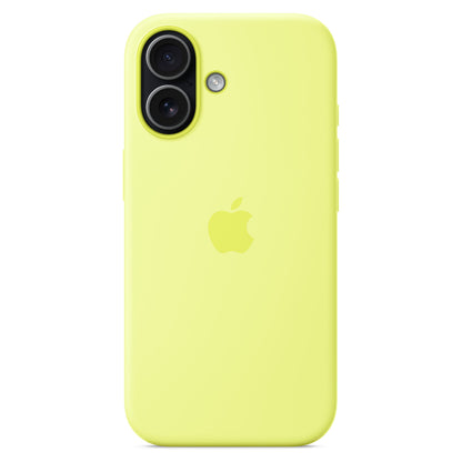 Silikon Case iPhone 17 mit MagSafe (neongelb)