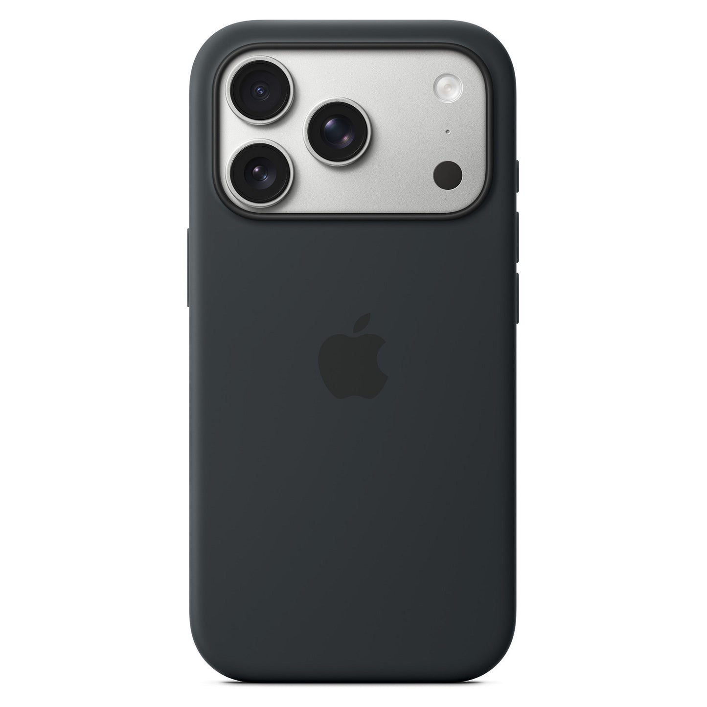 Silikon Case iPhone 17 Pro mit MagSafe (schwarz)