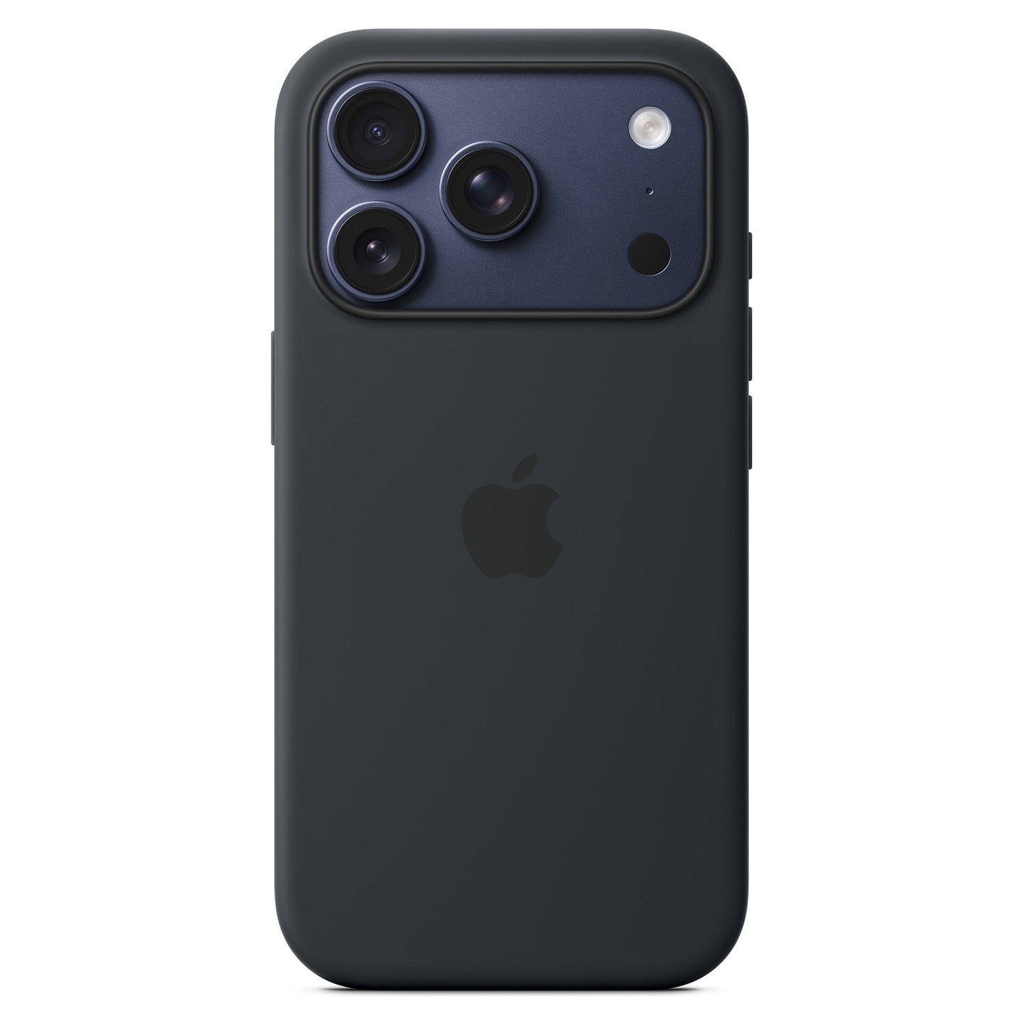 Silikon Case iPhone 17 Pro mit MagSafe (schwarz)