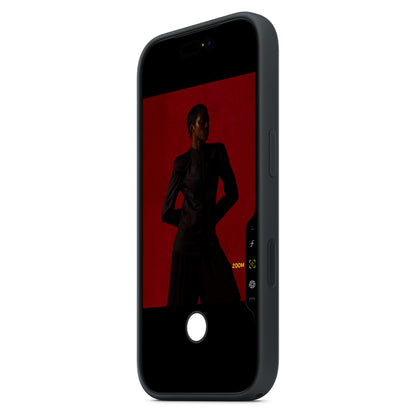 Silikon Case iPhone 17 Pro mit MagSafe (schwarz)