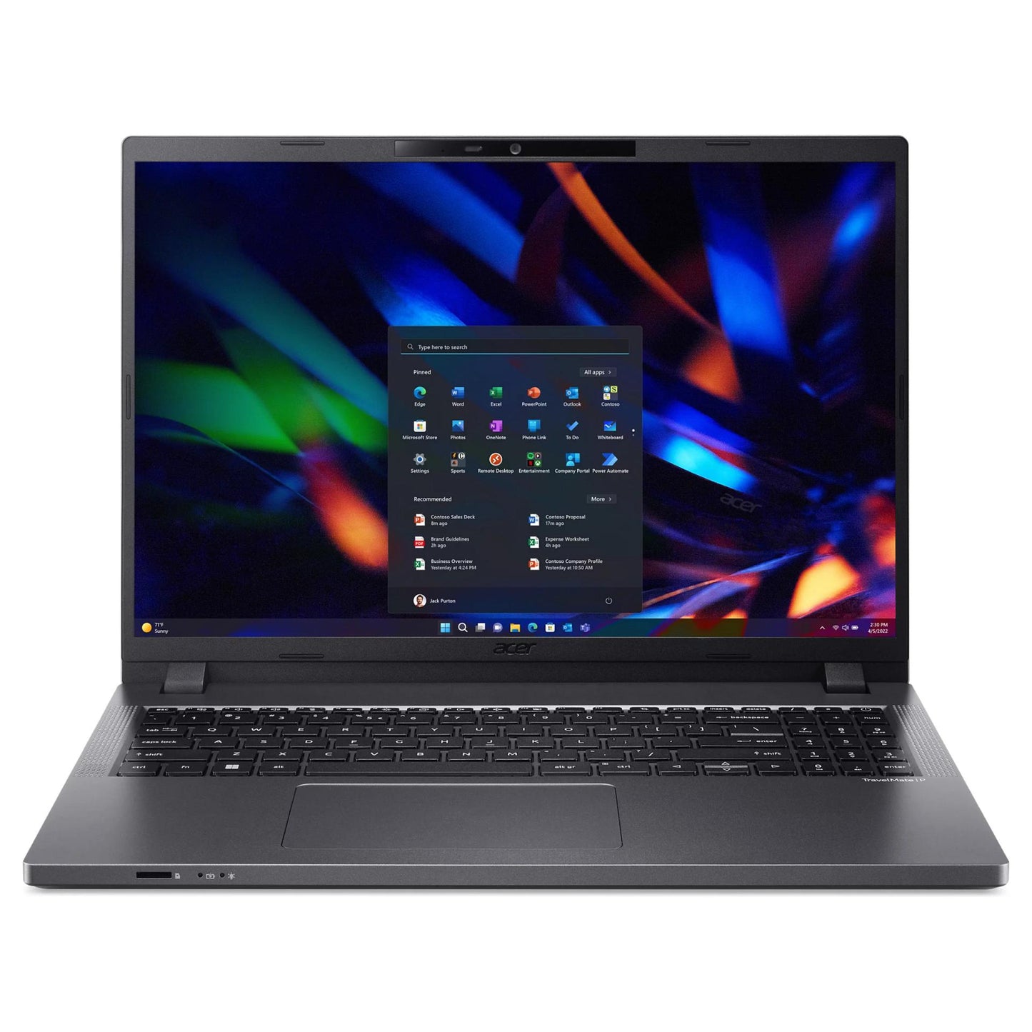 Acer TravelMate P2 58DJ Intel® Core™ Ultra 5 115U Notebook 40,6 cm (16 Zoll)