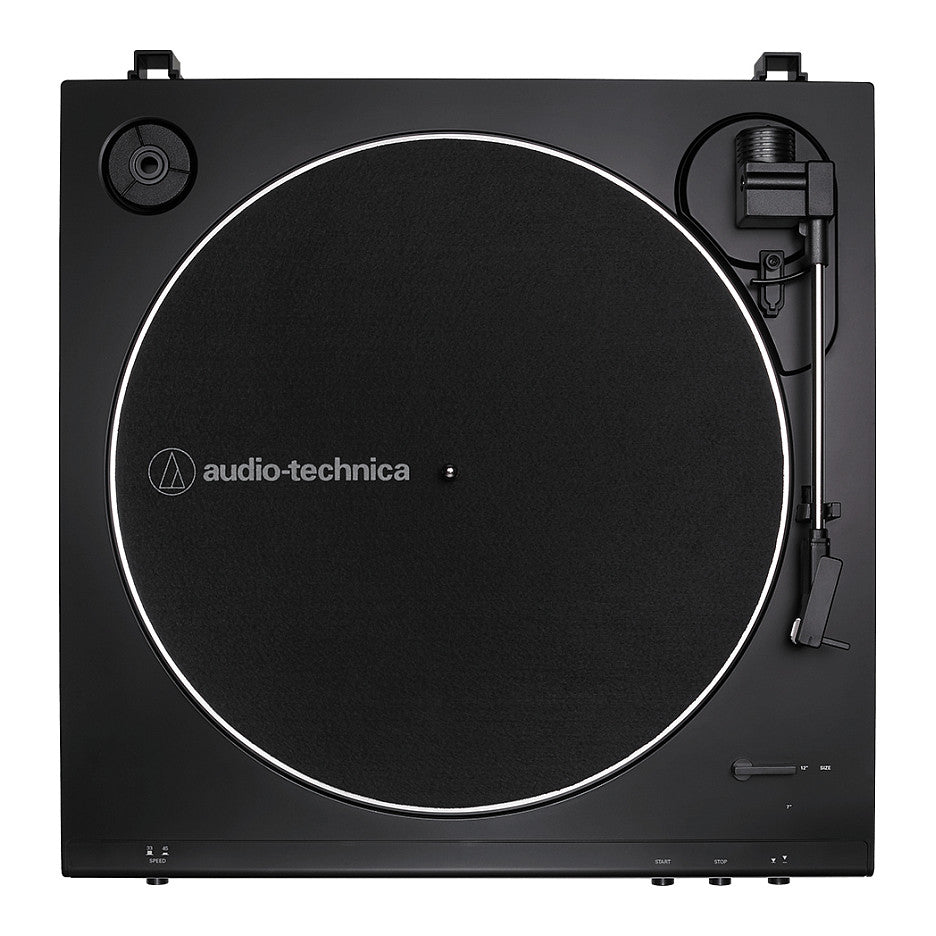 Audio Technica AT-LP60XBK (schwarz, Integrierter Phono-Vorverstrker, Vollautomatischer Betrieb)