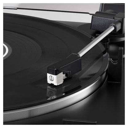 Audio Technica AT-LP60XBK (schwarz, Integrierter Phono-Vorverstrker, Vollautomatischer Betrieb)