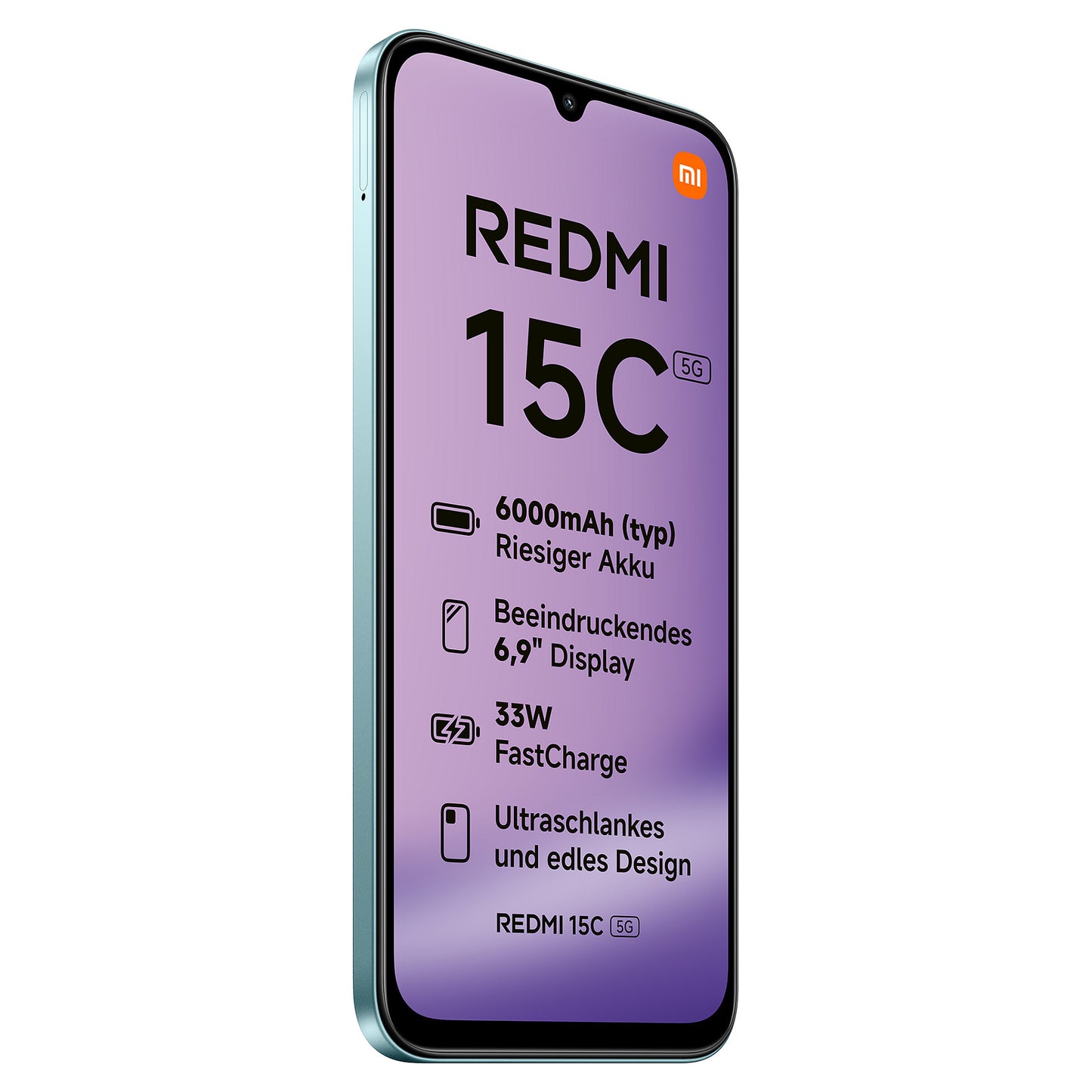 Xiaomi Redmi 15C 5G Dual Sim 4RAM 128GB mint green