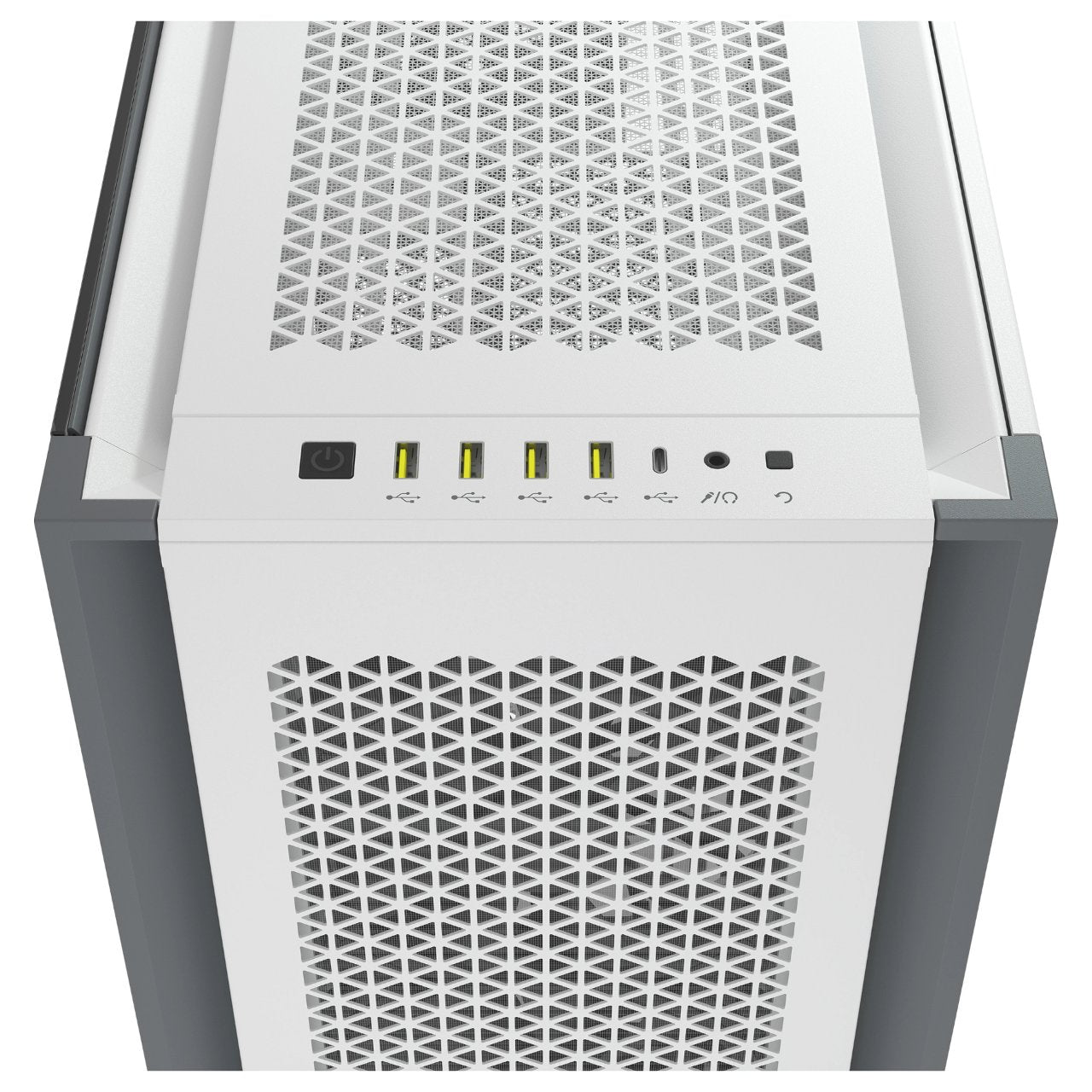 Corsair 7000D Airflow White Full Tower Gaming Gehäuse mit Glas Seitenfenster