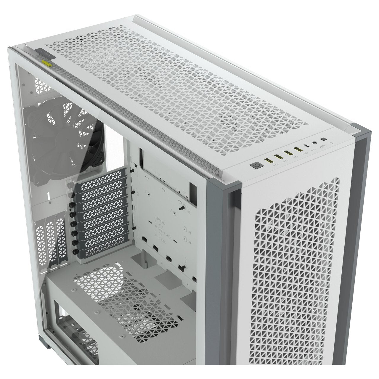 Corsair 7000D Airflow White Full Tower Gaming Gehäuse mit Glas Seitenfenster
