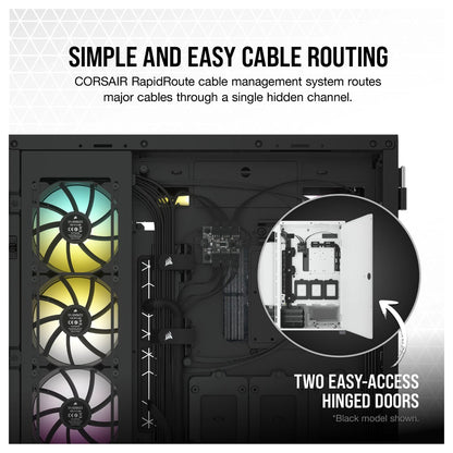 Corsair 7000D Airflow White Full Tower Gaming Gehäuse mit Glas Seitenfenster