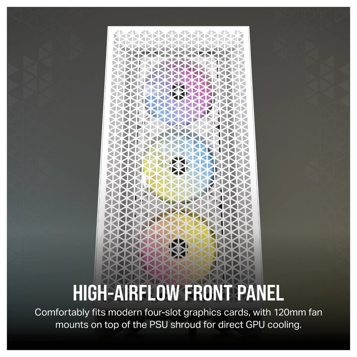 Corsair 3000D RGB Airflow weiß Midi Tower ATX Gaming Gehäuse