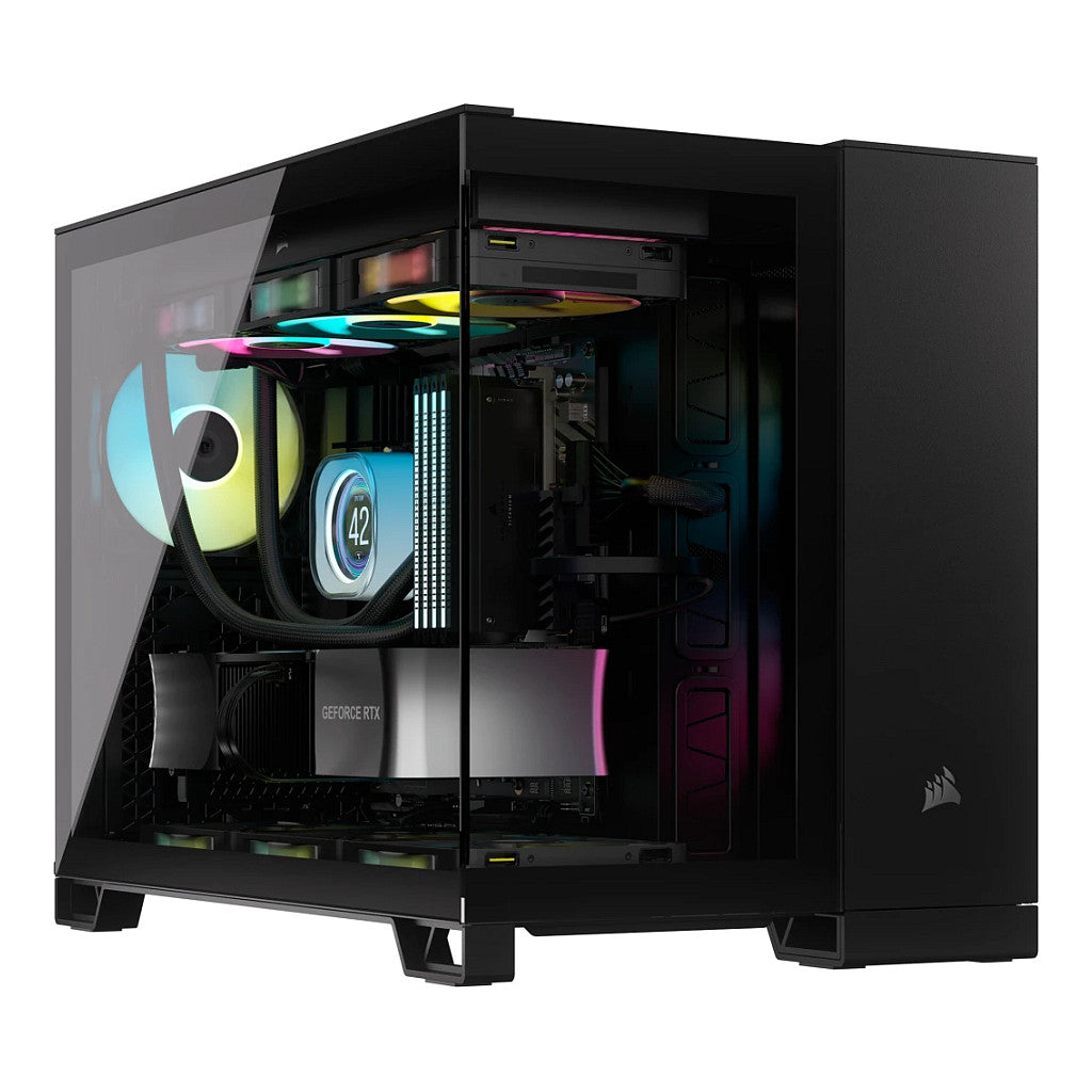 Corsair 2500X RGB schwarz Midi Tower mATX Gaming Gehäuse