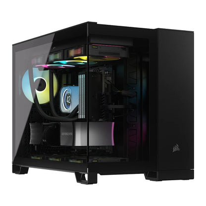 Corsair 2500X RGB schwarz Midi Tower mATX Gaming Gehäuse