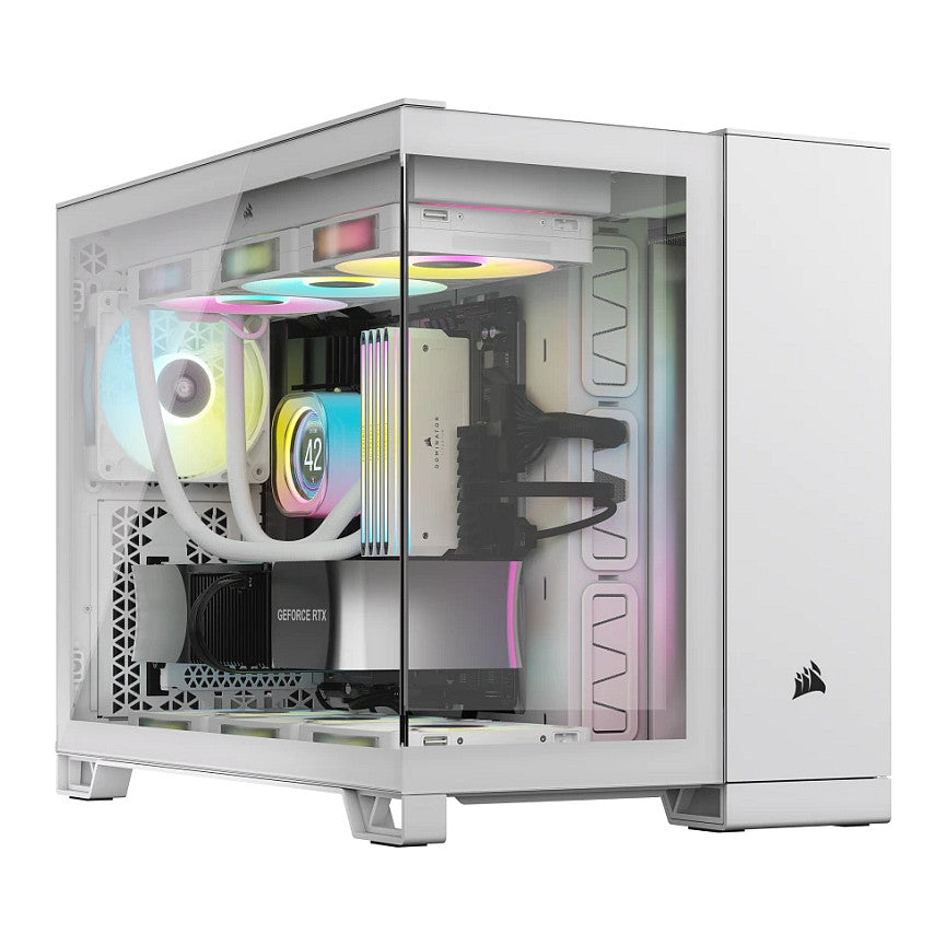 Corsair 2500X RGB weiß Midi Tower mATX Gaming Gehäuse
