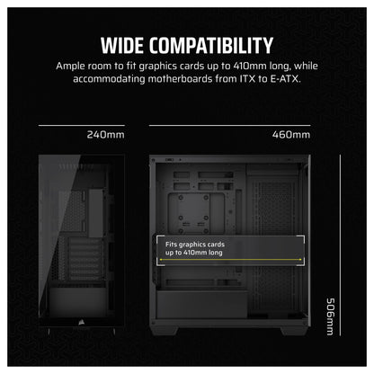 Corsair 3500X schwarz Midi Tower ATX Gaming Gehäuse