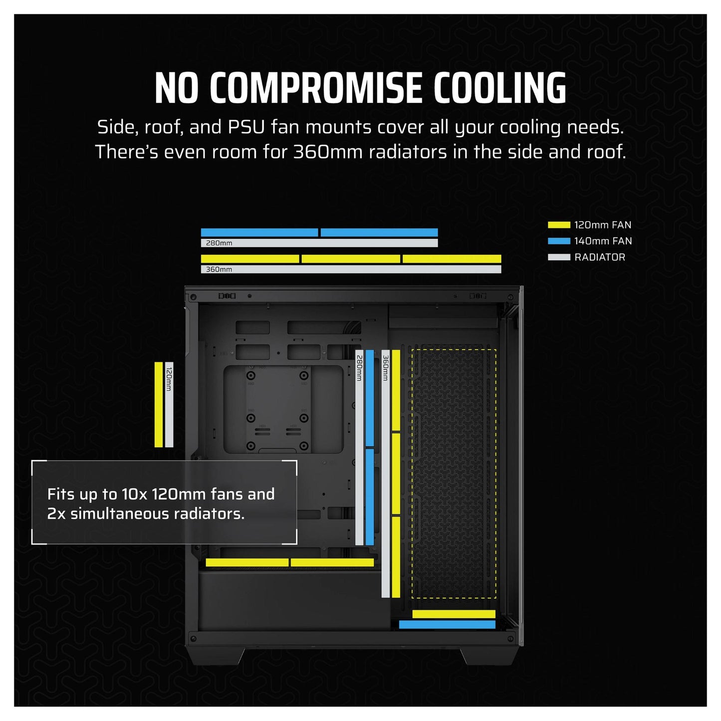 Corsair 3500X schwarz Midi Tower ATX Gaming Gehäuse