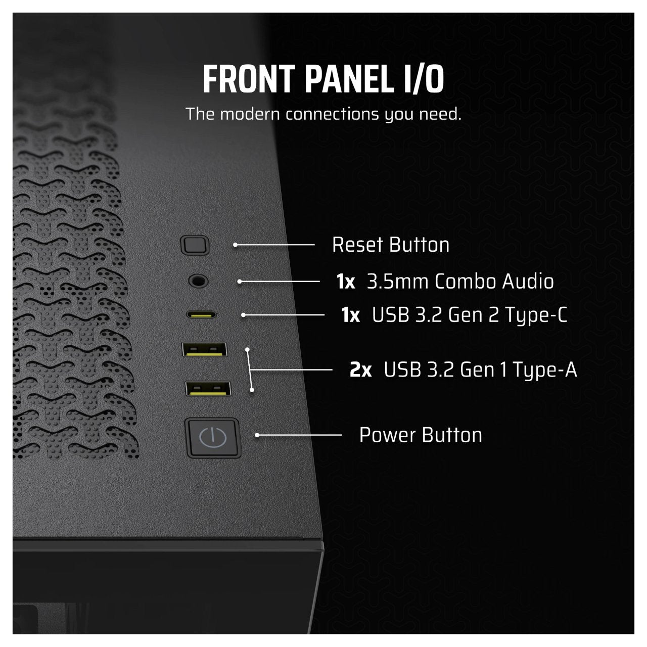 Corsair 3500X schwarz Midi Tower ATX Gaming Gehäuse