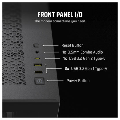 Corsair 3500X schwarz Midi Tower ATX Gaming Gehäuse
