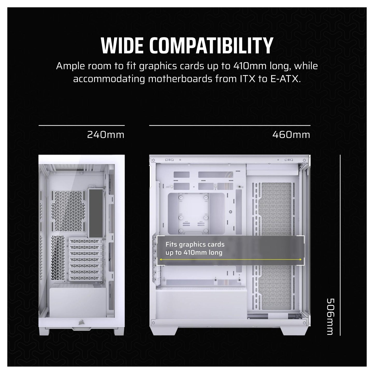Corsair 3500X weiß Midi Tower ATX Gaming Gehäuse