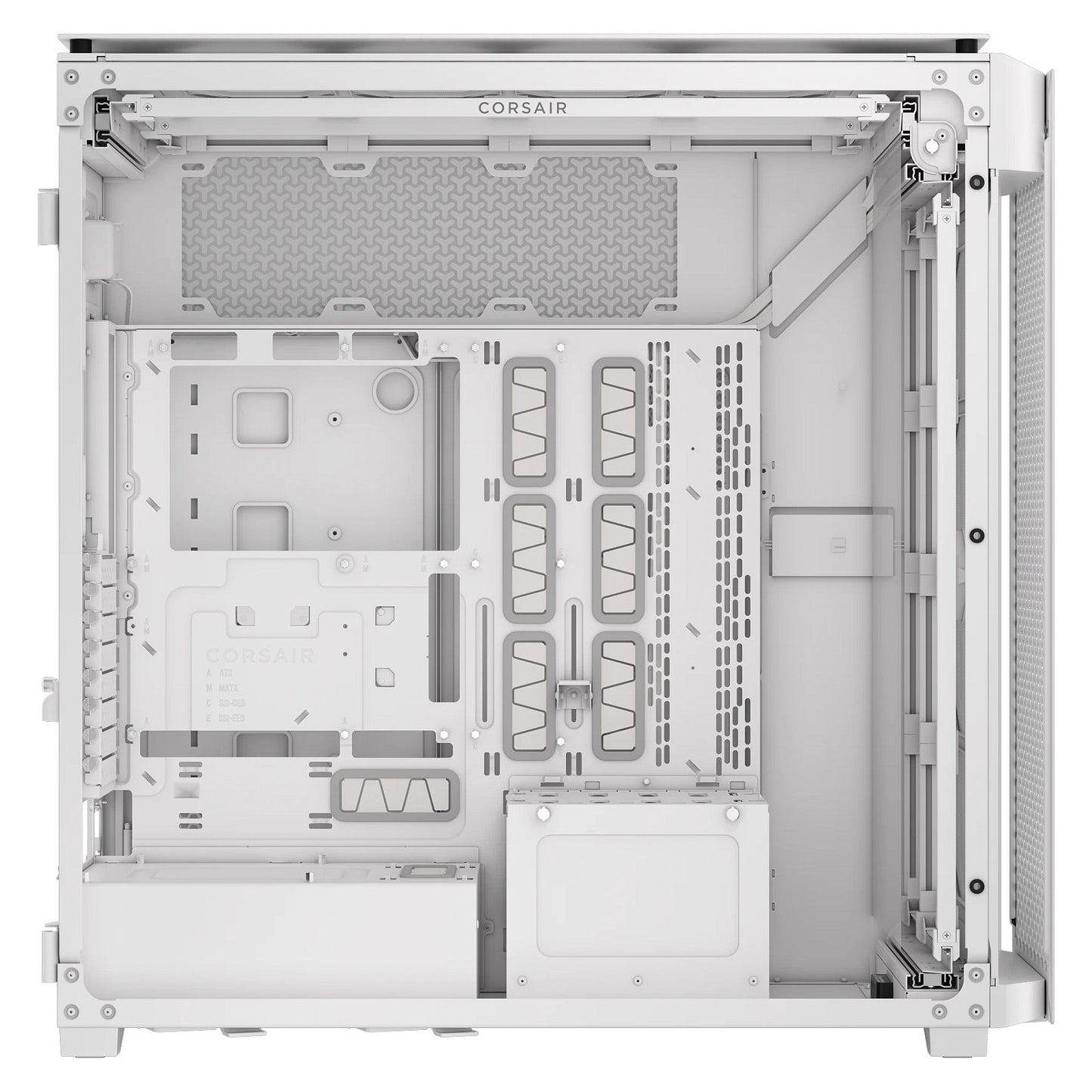 CORSAIR Super-Tower 9000D iCUE LINK AIRFLOW TP (White) (Speditionsversand)