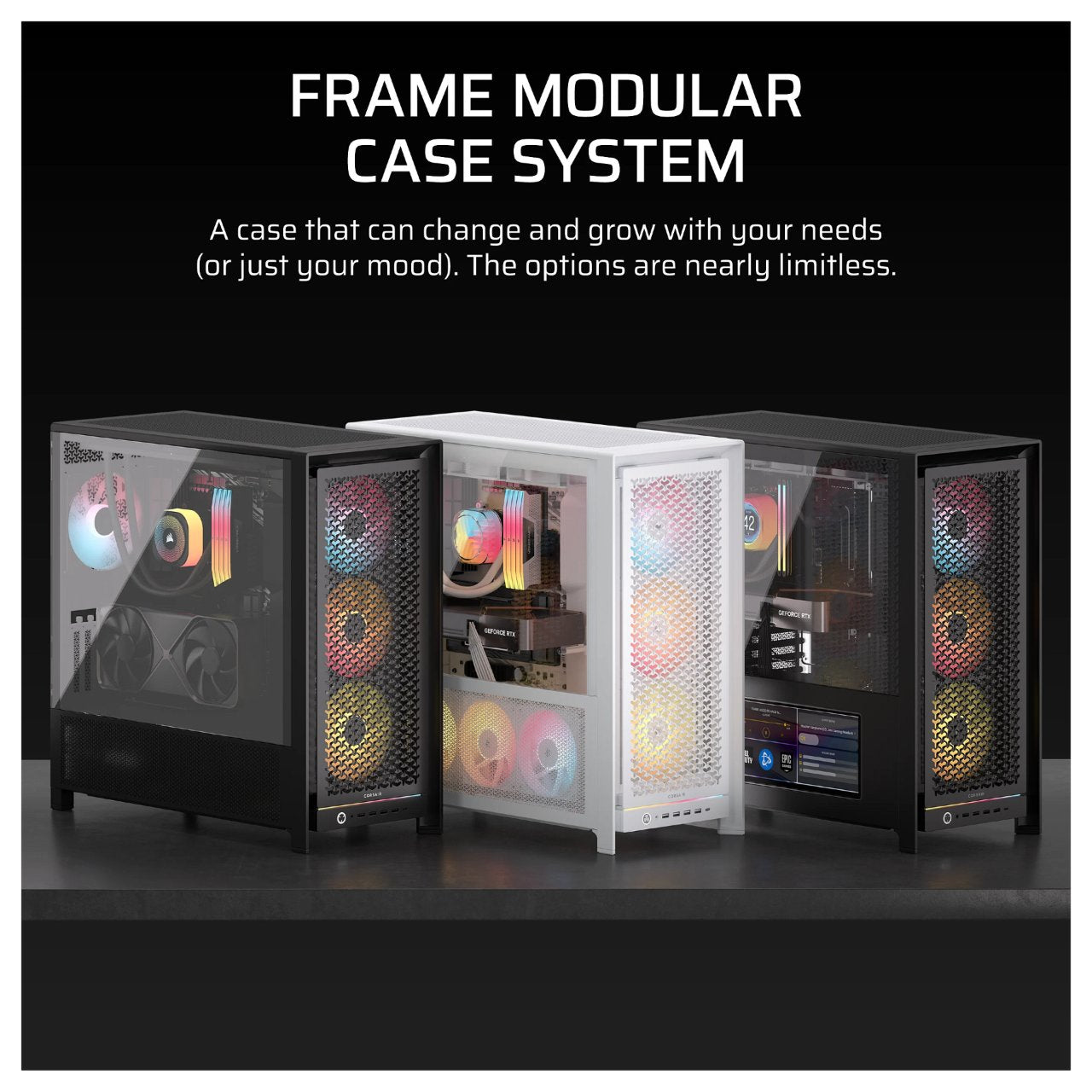 CORSAIR Frame 5000D RS ARGB Schwarz Midi Tower ATX Gaming Gehäuse