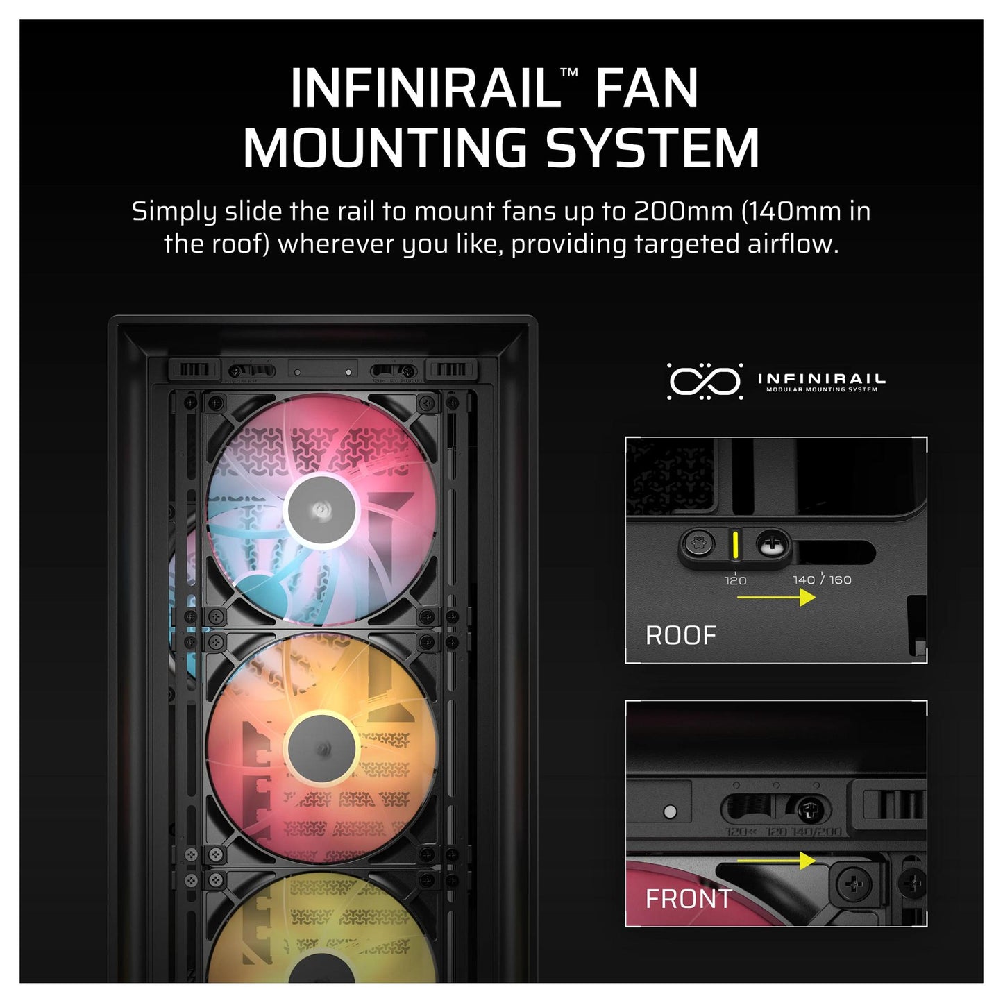 CORSAIR Frame 5000D RS ARGB Schwarz Midi Tower ATX Gaming Gehäuse