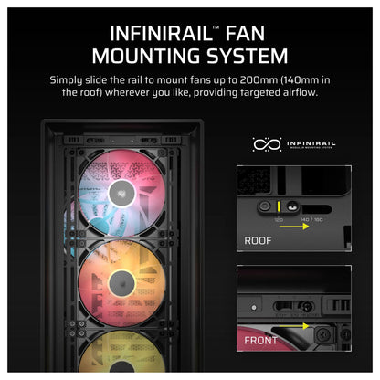 CORSAIR Frame 5000D RS ARGB Schwarz Midi Tower ATX Gaming Gehäuse