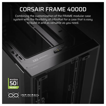 CORSAIR Frame 4000D Schwarz Midi Tower ATX Gaming Gehäuse