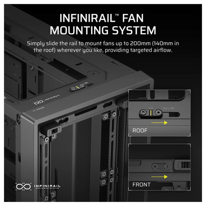 CORSAIR Frame 4000D Schwarz Midi Tower ATX Gaming Gehäuse