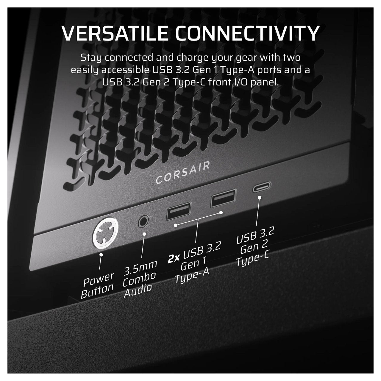 CORSAIR Frame 4000D Schwarz Midi Tower ATX Gaming Gehäuse