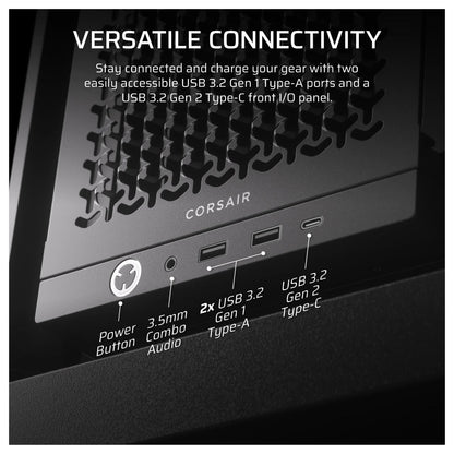 CORSAIR Frame 4000D Schwarz Midi Tower ATX Gaming Gehäuse