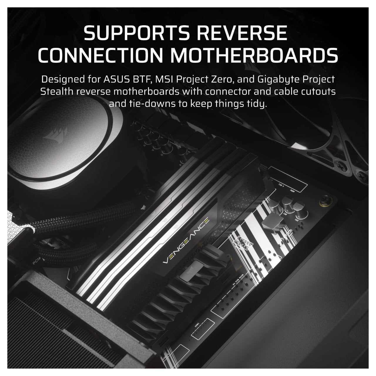 CORSAIR Frame 4000D RS ARGB Midi Tower ATX Gaming Gehäuse TG Seitenfenster