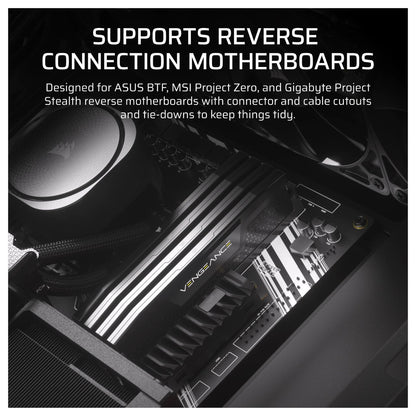 CORSAIR Frame 4000D RS ARGB Midi Tower ATX Gaming Gehäuse TG Seitenfenster